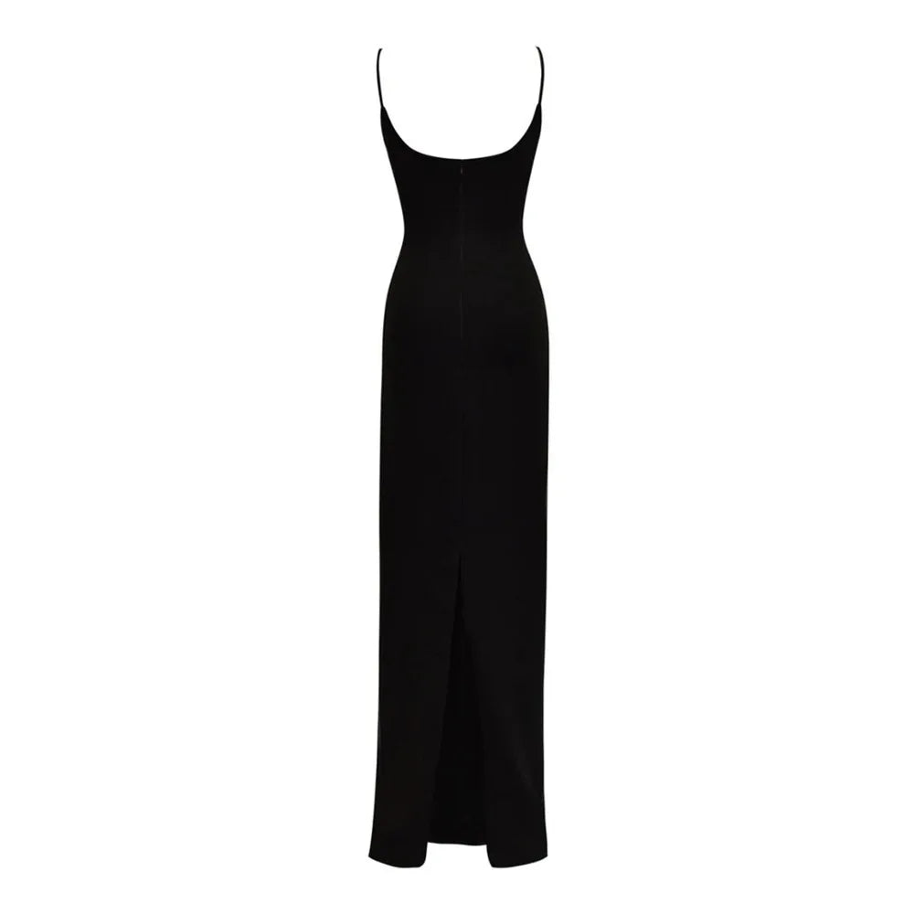 3D Flowers Bodycon Long Dresses