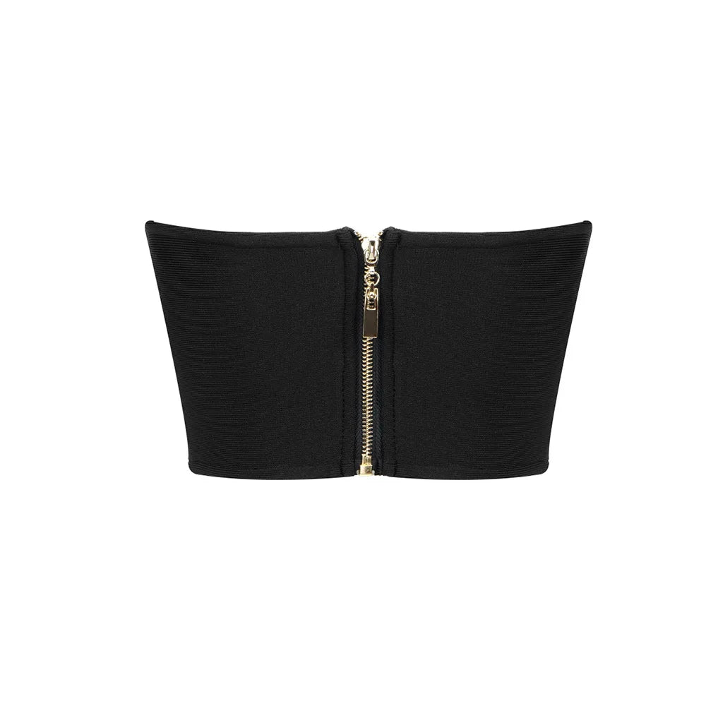Bandage 3D Flower Chic Top