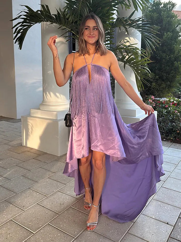 Elegant Loose Sleeveless Dresses Holiady Summer
