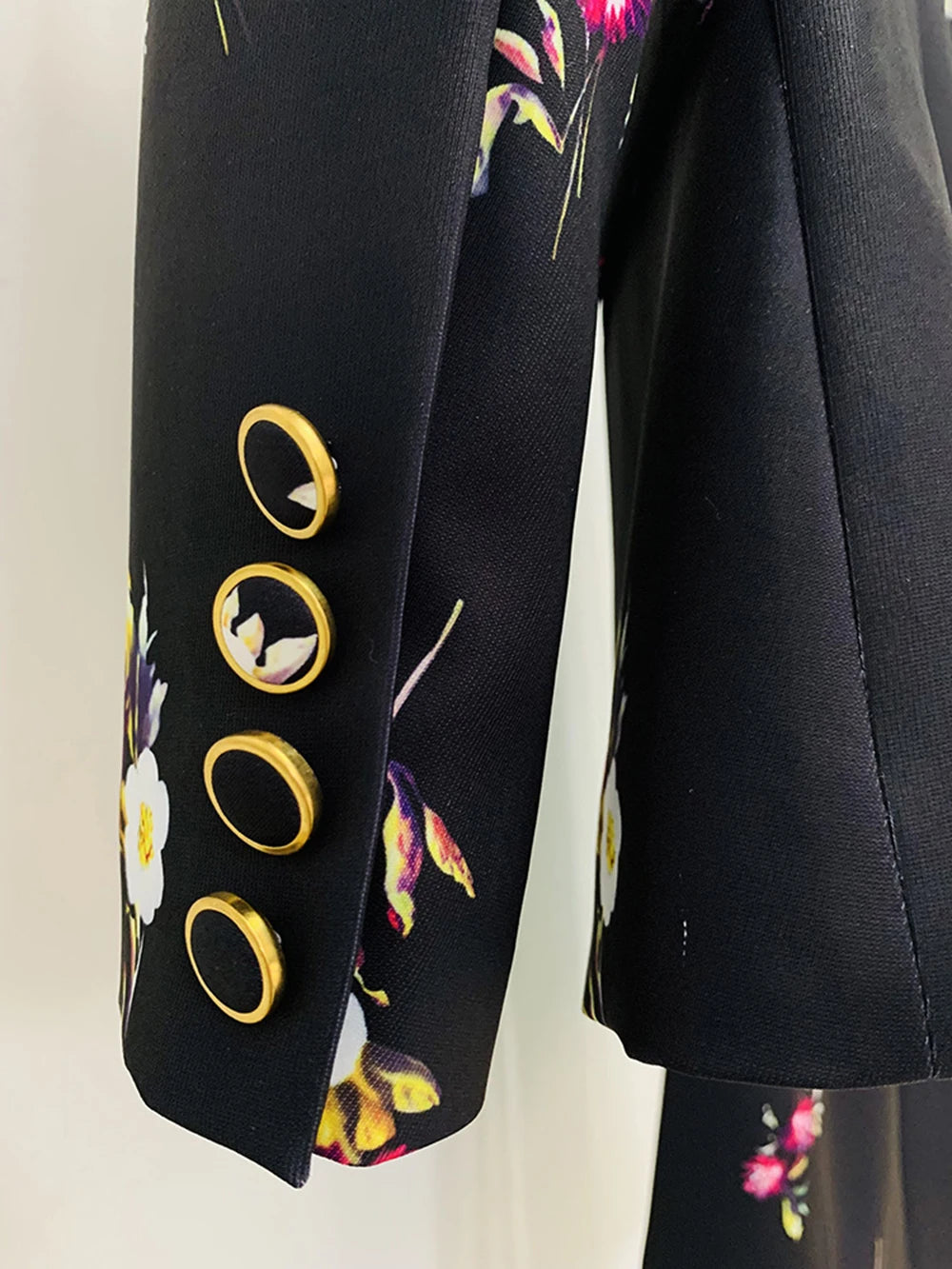 Single Button Suit Pants Set 2-Piece Office Business Dress Single Button Open Front Pants Jacket Set