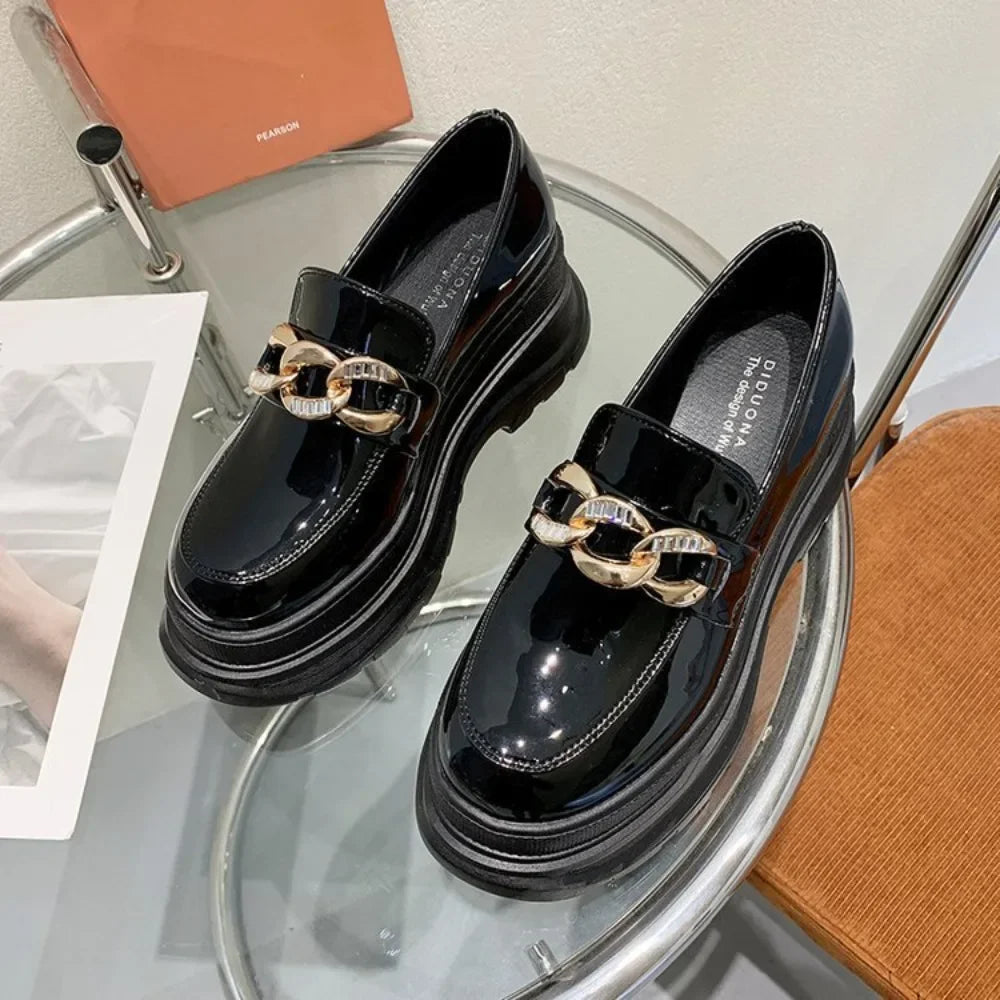 Fashion Casual Designer Platform Loafers