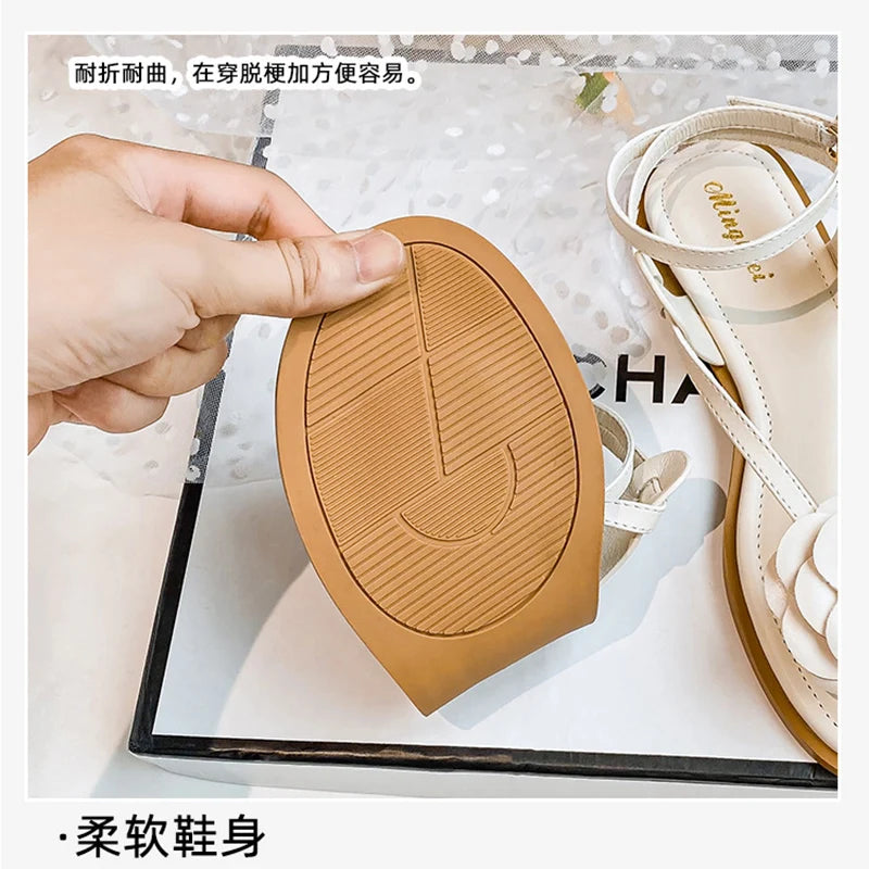 3D Flower Summer Sandals