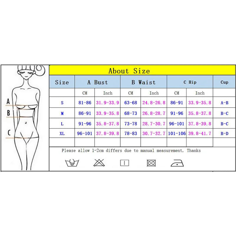 Push Up Bikini Swimsuit Female Swimwear Micro Bikini Set Swimming Suit Floral Thong Beachwear Brazilian Bikini