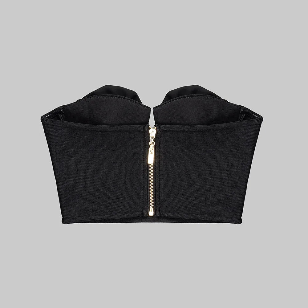 Bandage 3D Flower Chic Top