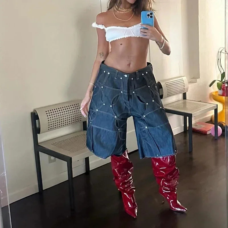 New Wrinkled Patent Leather Pointed High-heeled Stacked Boots with Large Tube Circumference, European and American Long Boots