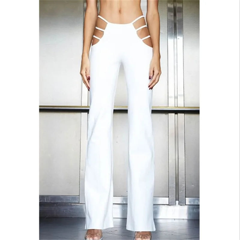 Flare Pants Fashion Classic Low Waist