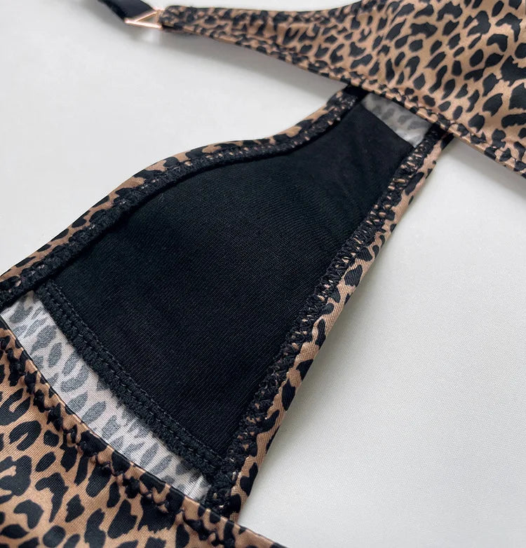 Thong Women Underwear Briefs Panties Zebra Flower Low Rise Luxury Metal Buckle G-String Bikini Girls Female Panty