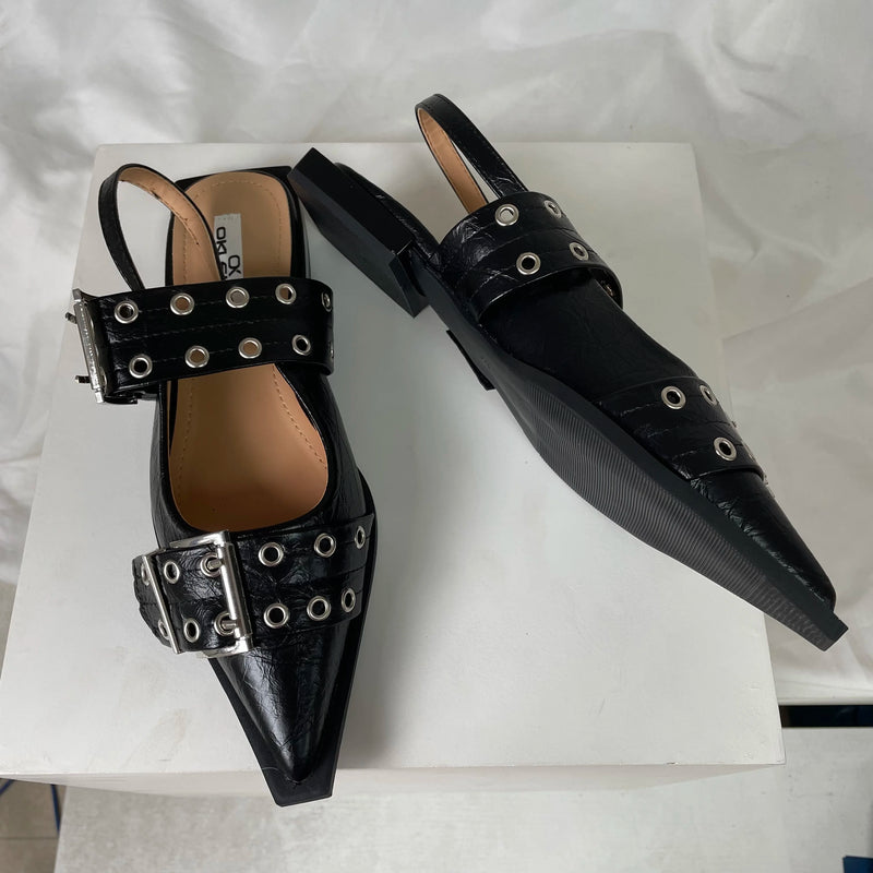 New Women Sandals Shoes Pointed Toe