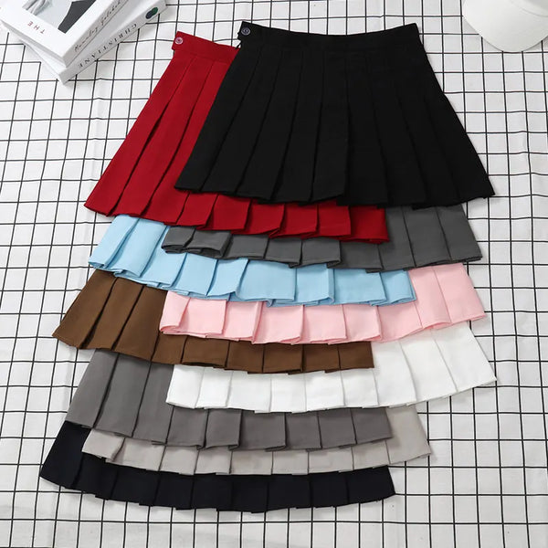High Waist Summer Clothes Vintage A Line Mini Short Skirts For Women
