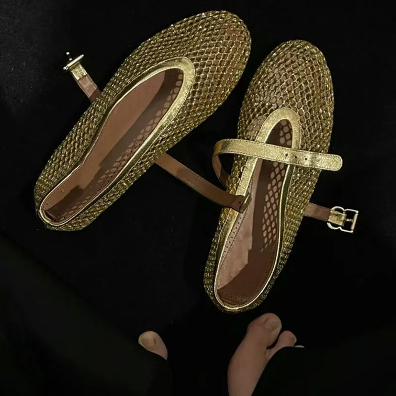 Stone Diamond Shoes Ballet Shoes