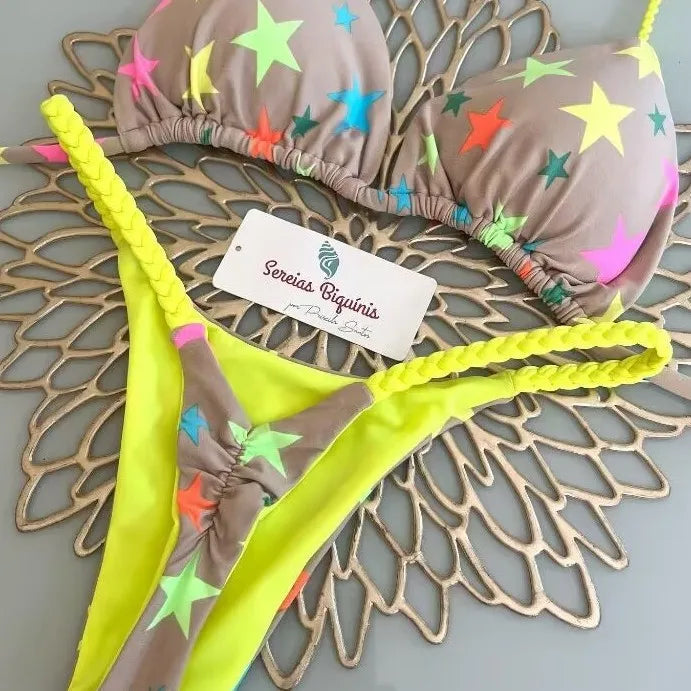 Bikini High Waisted Swimsuit Bikini Set Zebra Print Women's Brazilian Swimsuit New Bikini Swimsuit