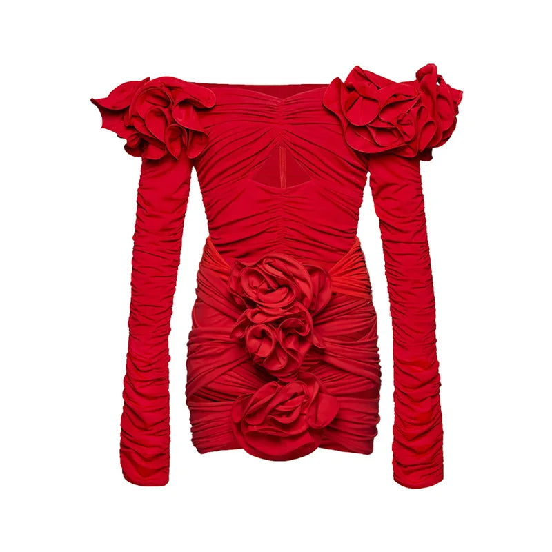3D Floral High Quality One Piece Swimsuit Skirt Swimsuit Print Swimwear