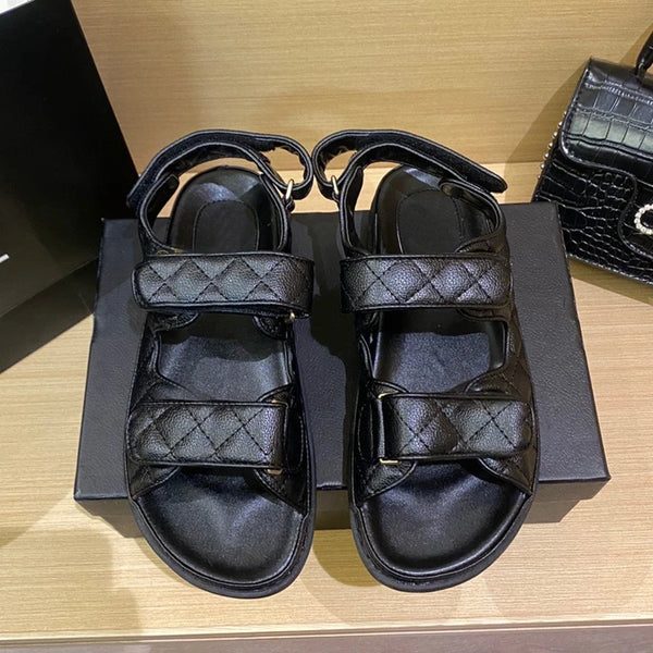 2025 summer new Velcro sandals women's small fragrant style