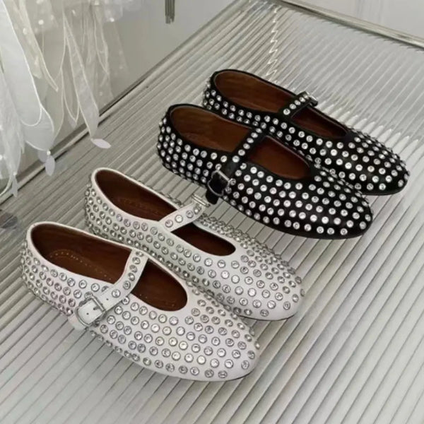 Stone Diamond Shoes Ballet Shoes