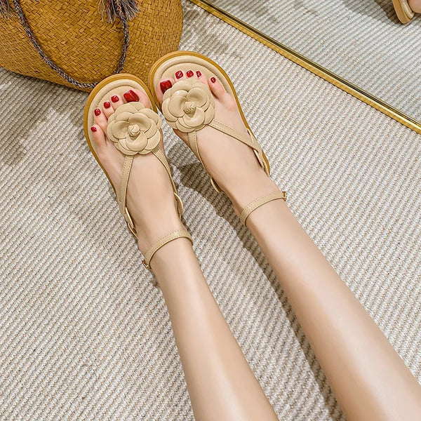 3D Flower Summer Sandals