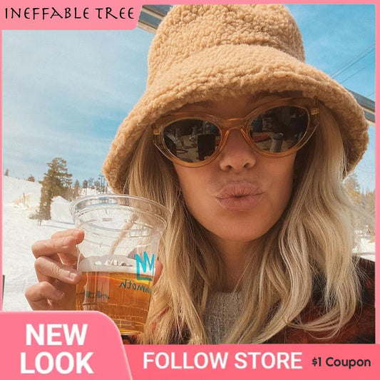 Unisex Bucket Hats Winter Outdoor Sun Visor Panama Cap Letter Embroidered