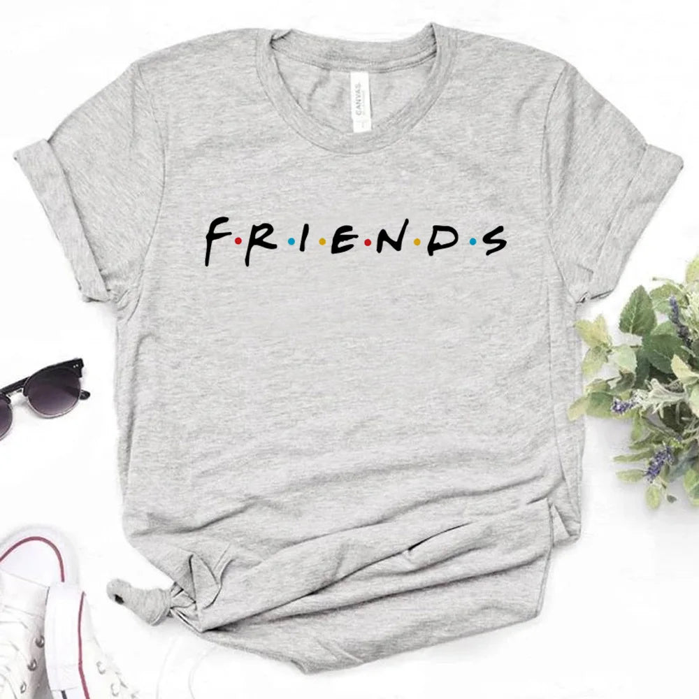 Friends Tv Show Chandler tshirt women manga graphic anime t-shirts female streetwear