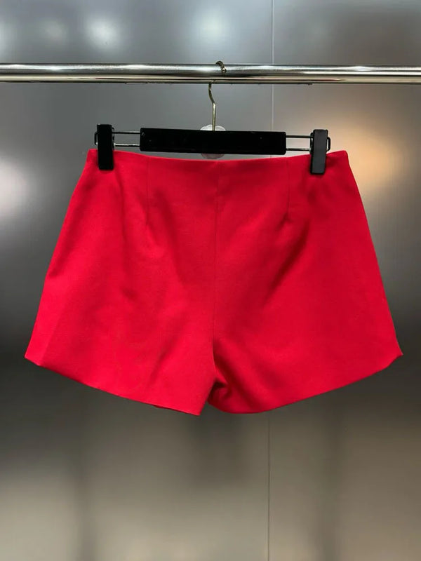 3D Flower Mini Skirts 2024 Spring New Items High Waist Skirt