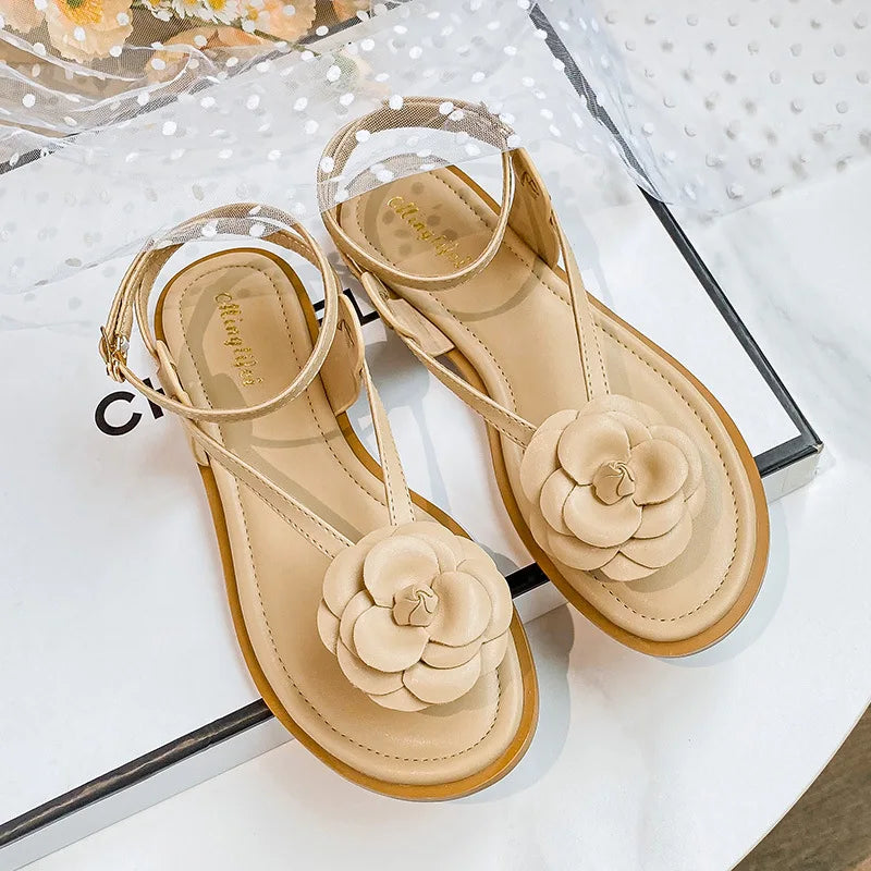 3D Flower Summer Sandals