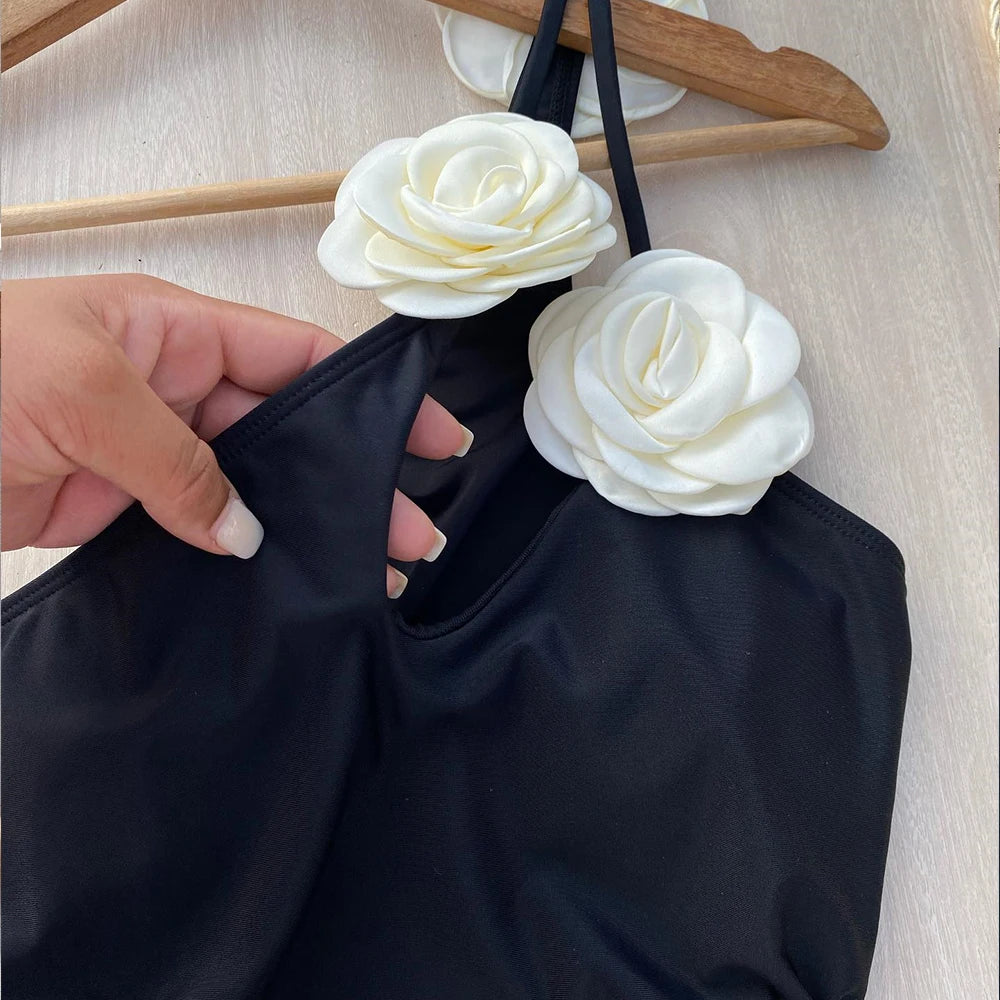 Floral One Piece Swimsuit New Vintage Retro Swimwear Women Swimsuit Bathing Suit Beachwear Monokini