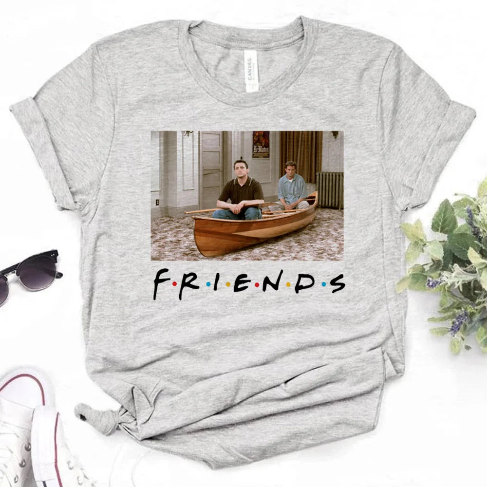 Friends Tv Show Chandler tshirt women manga graphic anime t-shirts female streetwear