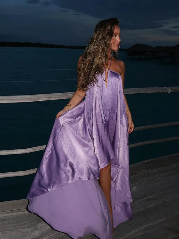 Elegant Loose Sleeveless Dresses Holiady Summer