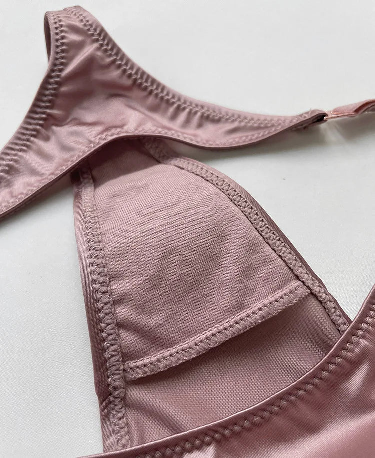 Thong Women Underwear Briefs Panties Zebra Flower Low Rise Luxury Metal Buckle G-String Bikini Girls Female Panty