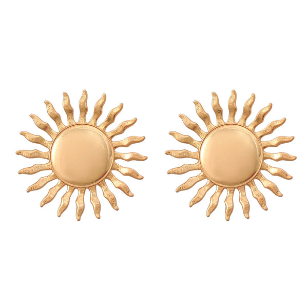 Earrings Necklace Exaggerated Geometric Sun Earrings for Women Personality Jewelry Wholesale Necklaces in stock