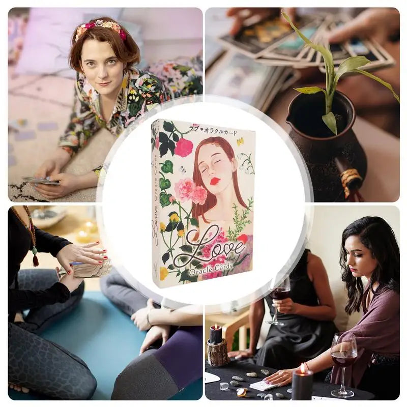 Tarots Love Oracle Cards English Fate Divination Tarot Deck Party Entertainment Tarot Cards 41 Cards Fortune-telling Board Game