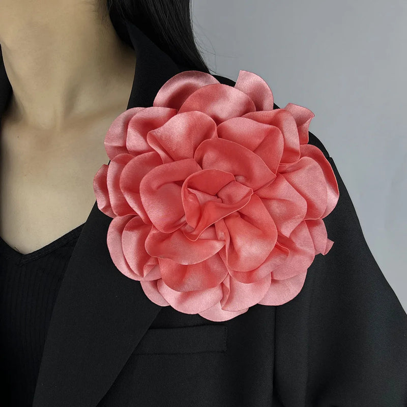 19cm Large Flower Brooch Clip Handmade Clothing Accessory Brooches