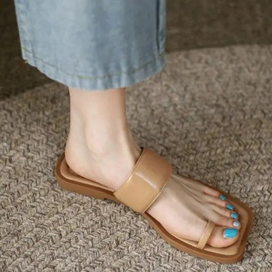Shoes Women Slippers Flat Slides Pantofle Shale Female Beach Rubber Flip Flops Low Soft 2025 Sabot Hawaiian Casual Concise Scan