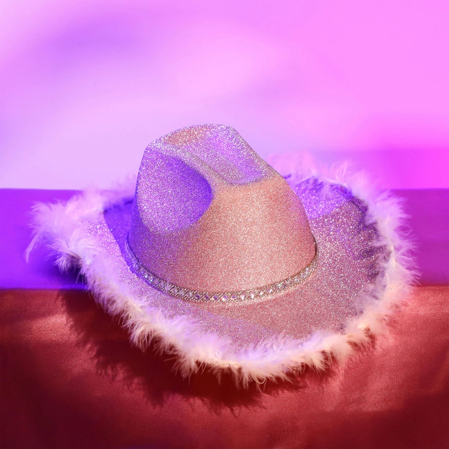 Western Cowgirl Glitter Cowboy Hat